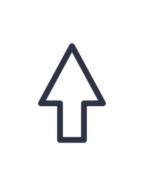 Okun vektör çizimi, yukarı, yükle