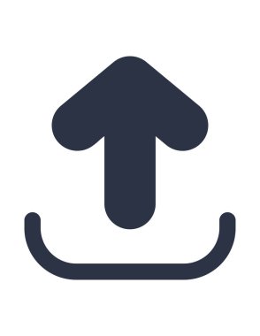 Okun vektör çizimi, yukarı, yükle