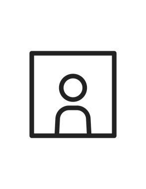 kullanıcı, kişi, avatar, istemcinin vektör illüstrasyonu