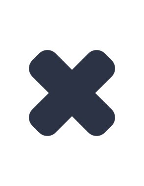 Web düğmesinin vektör simgesi, sil 