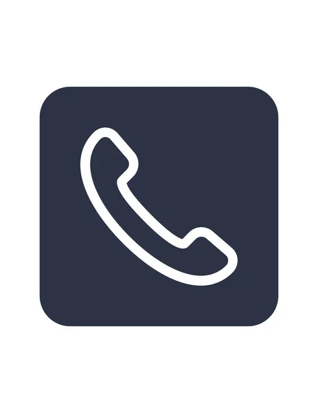Ilustração Vetorial Telefone Telefone Chamada — Vetor de Stock