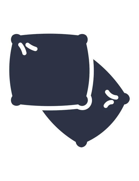  Yastık simgesi vektör illüstrasyonu