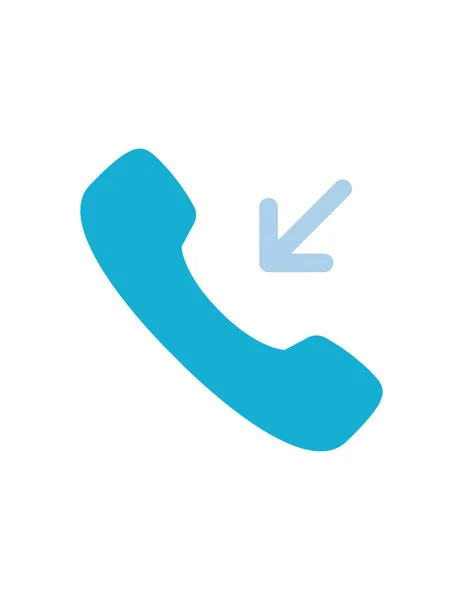 Ilustração Vetorial Telefone Telefone Chamada — Vetor de Stock