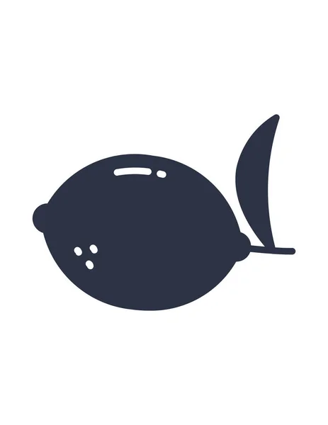 Limon simgesinin vektör illüstrasyonu