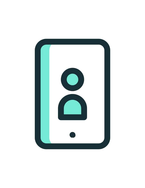 kullanıcı simgesi, vektör illüstrasyonu. düz tasarım biçimi