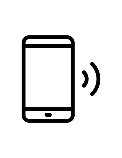 Cep telefonu aramasının vektör illüstrasyonu