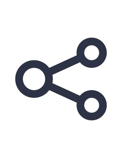 paylaşımlı simge vektör illüstrasyonu