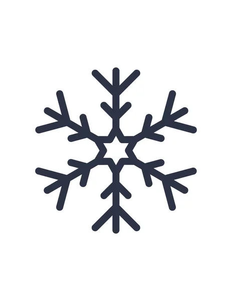 Schneeflocke Symbol Vektor Illustration — Stockvektor