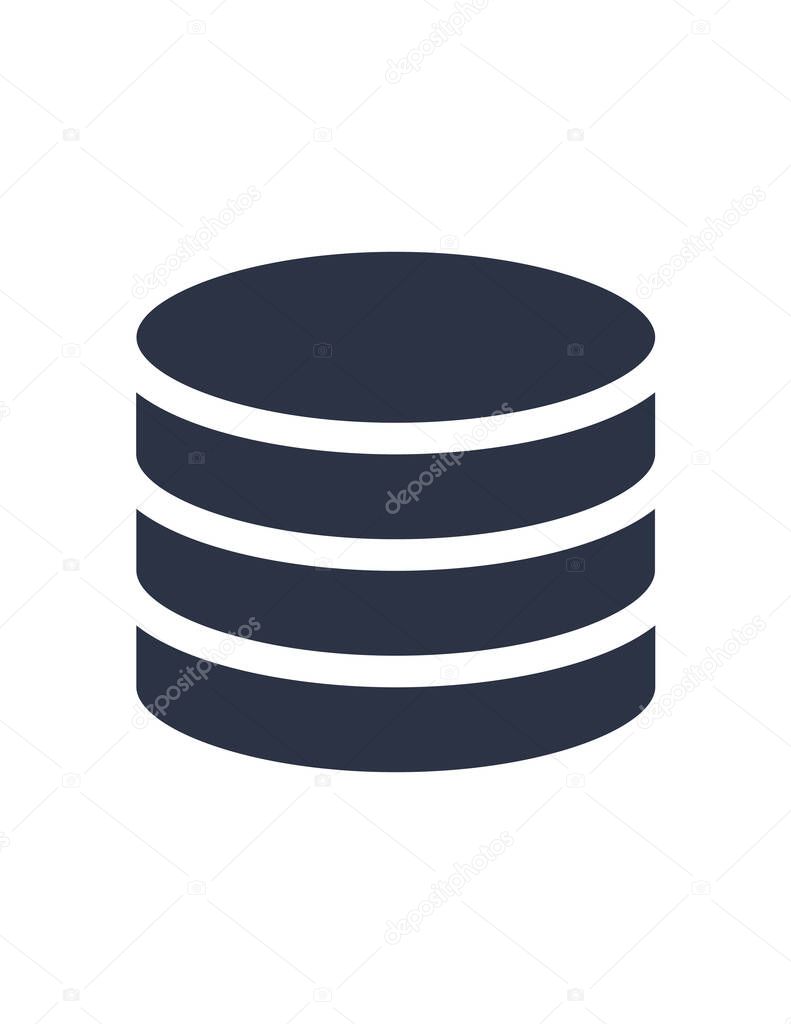 database icon vector illustration