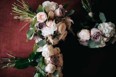 Güzel Düğün Buketler Gelin ve sevgili için