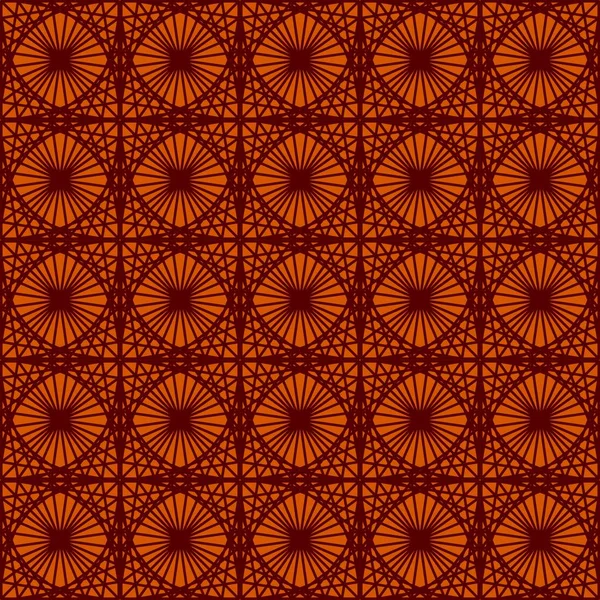 Vintage patrones sin costura sobre fondo rojo oscuro. Bonito adorno de brocado. Lujosos patrones textiles o de papel de envoltura. Diseño de tela retro . — Vector de stock