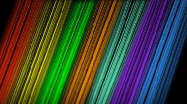 Devam blackg arka plan, aimated video arka plan, canlı spektrum renklerde eğik renk kirişler eğimli gökkuşağı şeritler