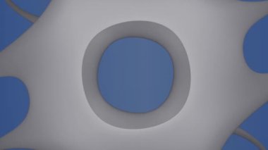 Yakınlaştırmalı tel çerçeve fantezi küresi, animasyonun ortasında metin için yuvarlak bir çerçeve oluşturulur. Gökyüzü renginde beyaz metalik nesne. Giriş veya çıkış için kullanışlı.