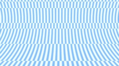 Dikey harekette beyaz ve açık mavi şeritler, soyut minimalist animasyon arka planı