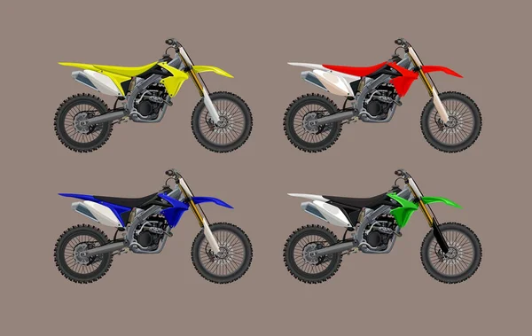 Deporte moto moto dibujo técnico. icono de vector — Vector de stock