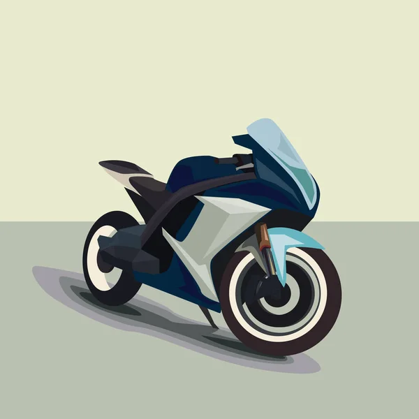 Modelo de motocicleta sportbike eps 10 vector aislado icono Ilustraciones De Stock Sin Royalties Gratis