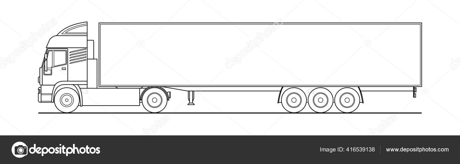 How To Draw A Tipper lorry Step by Step - [14 Easy Phase]