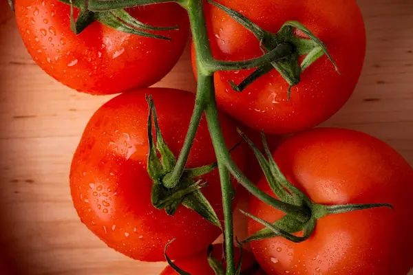 トマト野菜クローズアップトップビュー — ストック写真