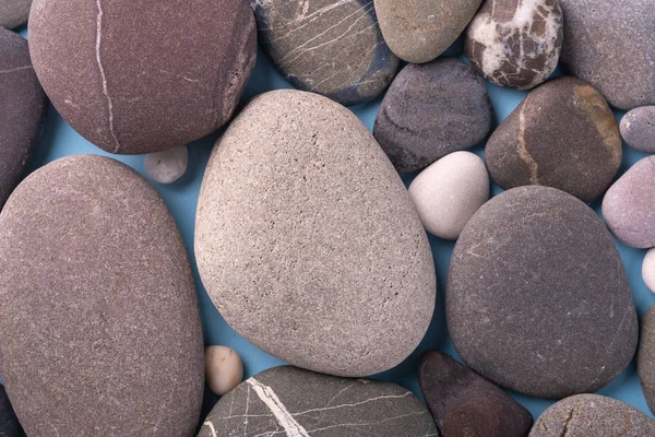 Pebbles Summer Texture Background Top View — Stock Photo, Image