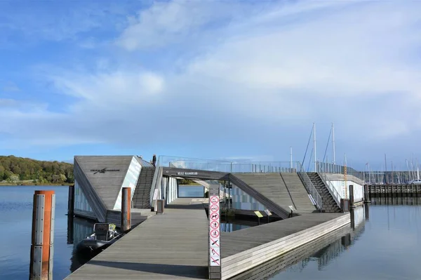 Vejle, Danimarka - 2020: Vejle Kajakklub yazın.