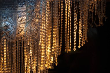 Işıklı perdelik arka plan