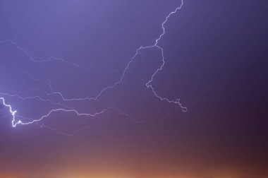 yıldırım gökyüzü arka plan fotoğraf flash