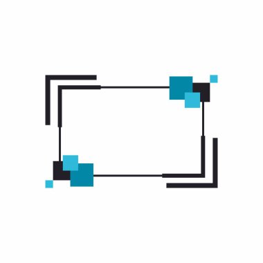 Metin veya afiş için çerçeve. Web Tasarım afiş. Reklam kampanyası, promosyonlar ve satış için çerçeve