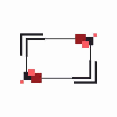 Metin veya afiş için çerçeve. Web Tasarım afiş. Reklam kampanyası, promosyonlar ve satış için çerçeve