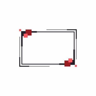 Metin veya afiş için çerçeve. Web Tasarım afiş. Reklam kampanyası, promosyonlar ve satış için çerçeve