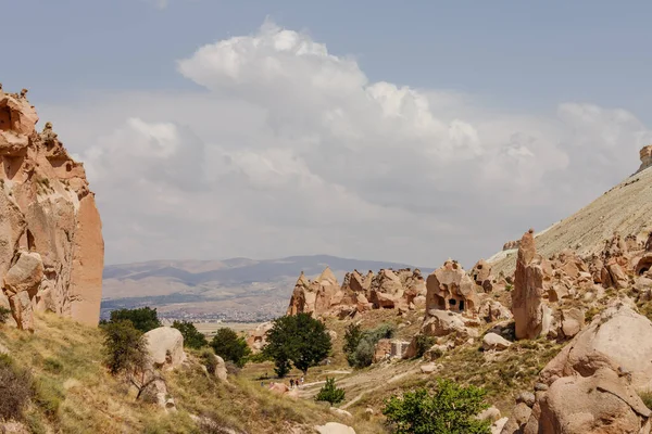 Goreme Cappadocia Turkey August 2019 Rock Monastery Zelve Zelve Open — Stock Photo, Image