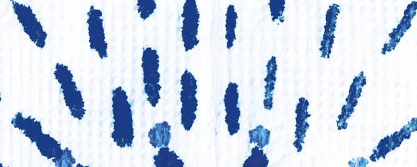 Dark Blue Dirty Banner. Navy Blue Ink Dirty Backdrop. White Aquarelle Panorama. Watercolor Print. Blue Vintage Pattern. Indigo Brushed Textile Wallpaper. Cyan Hand Drawn Batik.