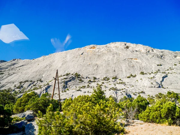 Portakal Dağları Dekorasyonu Altın Sonbahar Sisi Sarı Dağ Fotoğrafçılığı Yeşil — Stok fotoğraf