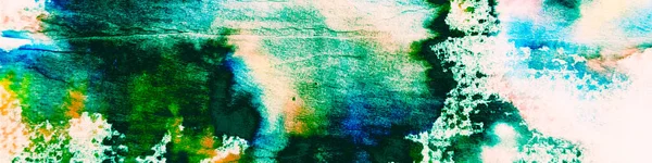 明るい芸術的背景 ホワイト モダン作品 黒いぬれたポスター マルチカラーインクエレメント ブルータイデザイン 手描きのCanva オレンジ アブストラクトテクスチャ — ストック写真