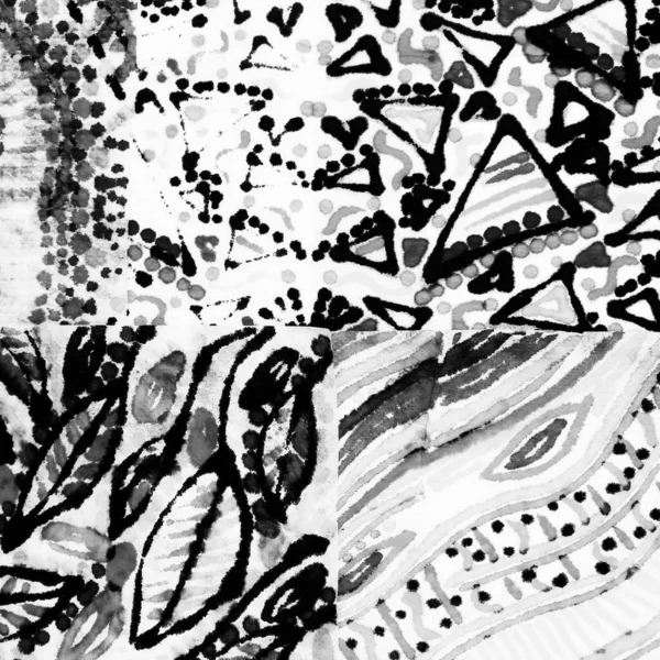 Textura Adorno Gris White Beauty Paper Diseño Mosaico Negro Bright — Foto de Stock