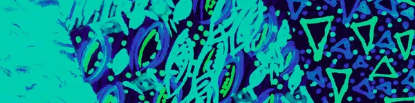 민족의 일러스트레이션 일러스트레이션 다이내믹 프린팅 브라이트 포스트 아크릴 Neon Abstract — 스톡 사진