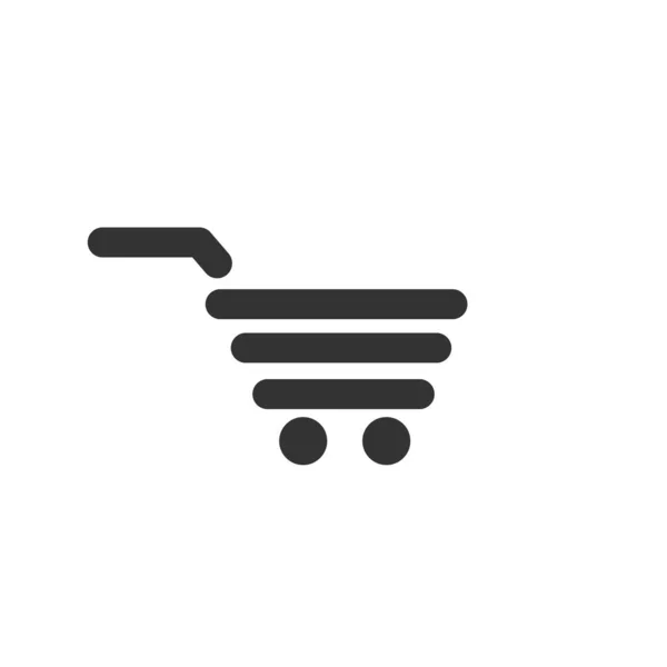 Einkaufen Warenkorb Vektor Symbol Einfache Elementillustration Aus Dem Konzept Einkaufen — Stockvektor