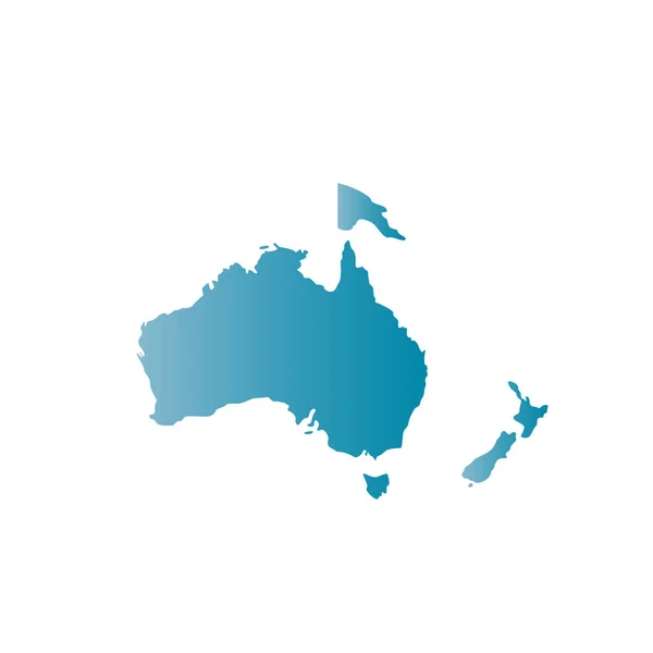 Австралийский Континент Океанией Австралийский Вектор — стоковый вектор