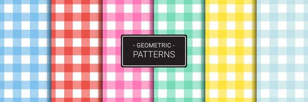 Patrones Geométricos Sin Costura Con Color Pastel Eps Este Patrón — Vector de stock