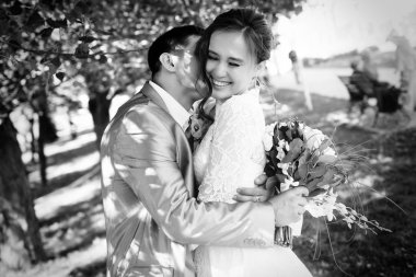 güzel mutlu gelin ve damat