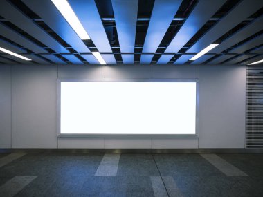 Banner tabela sahte görüntü Modern iç aydınlatma ile yukarı billboard