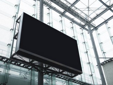 Billboard afiş medya reklam kamu Modern binası kadar alay 
