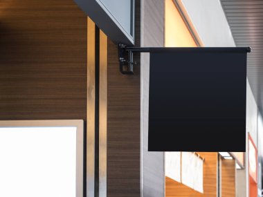 Siyah işareti şablon kare tabela kadar ekran açık dükkanı perakende alay. 