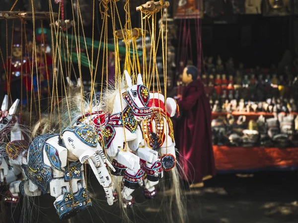 Myanmar Puppet dolls Traditional Handicraft local souvenir shop Art and craft