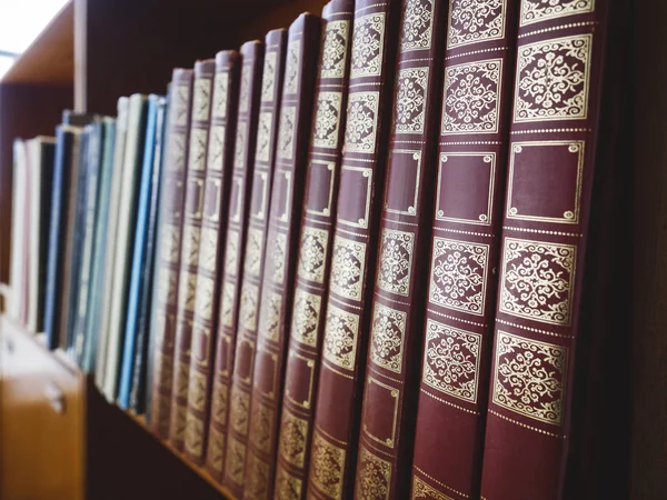 Libros Librería Libros Antiguos Biblioteca Educación Histórica — Foto de Stock