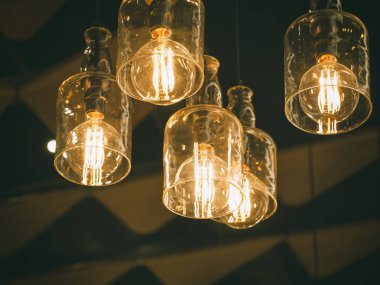 Lamba ampul Vintage tarzı asılı dekorasyon aydınlatma