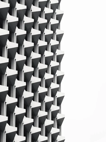 Arkitektur Detaljer Fasad Mönster Geometriska Abstrakt Bakgrund — Stockfoto