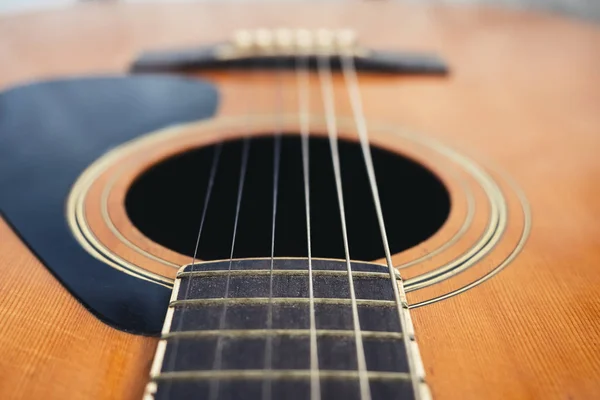 Guitar string close up Music instrument