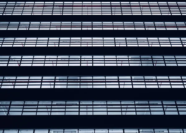 Architecture Exterior Window Frame Pattern Neon Light Modern Building Abstract — Stock Photo, Image