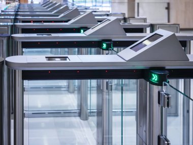 Elektronik giriş kapısı kart erişim bina güvenlik sistemi
