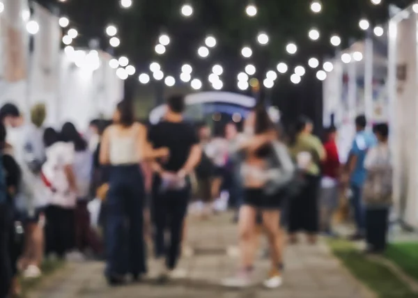 Shopping street Outdoor Hipster market People Blur Festival Event background